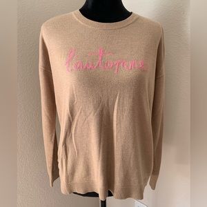 Loft Brown Crewneck Autumn Sweater